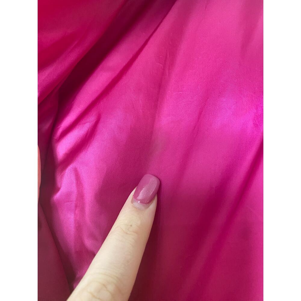 KATE SPADE COAT PINK PUFFER WINTER PREPPY FEMININE COQUETTE WINTER BELTED TIE - Picture 7 of 13